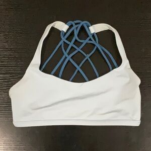Lululemon Blue Strappy Sports Bra size 6